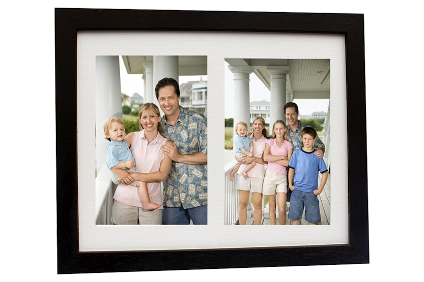 Timeless Duet 8x10" Twin Photo Frame | Black Timeless Duet 8x10" Twin Photo Frame | Black