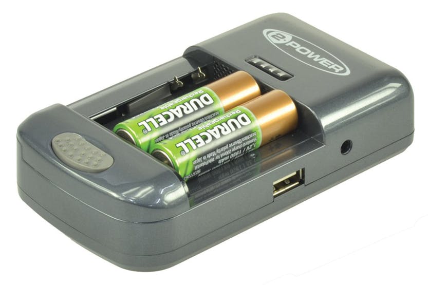 2-Power Universal Camera Battery Charger-Retail 2-Power Universal Camera Battery Charger-Retail