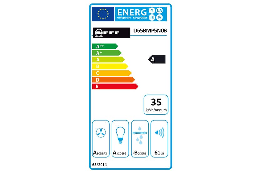 Neff 60cm Wall Mounted Chimney Hood | D65BMP5N0B Neff 60cm Wall Mounted Chimney Hood | D65BMP5N0B