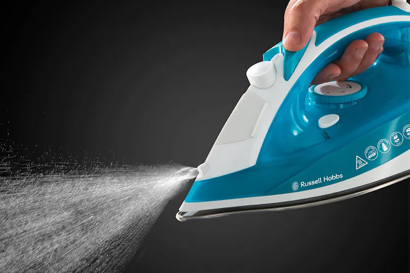 Russell Hobbs 2400W Supreme Steam Traditional Iron | 23061 | White/Blue Russell Hobbs 2400W Supreme Steam Traditional Iron | 23061 | White/Blue