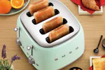 Smeg 50's Retro Style 4 Slice Toaster | TSF03PGUK | Pastel Green Smeg 50's Retro Style 4 Slice Toaster | TSF03PGUK | Pastel Green