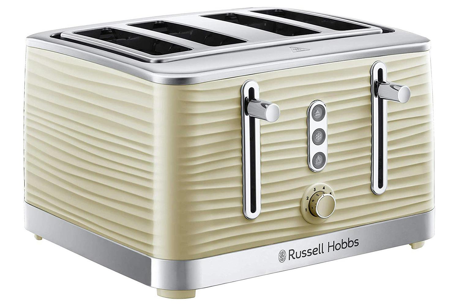 Russell Hobbs Inspire 4 Slice Toaster | 24384 | Cream