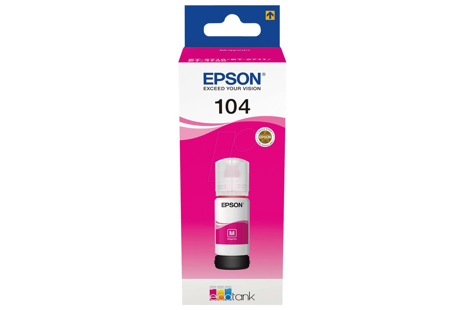Epson 104 EcoTank Ink Bottle | Magenta