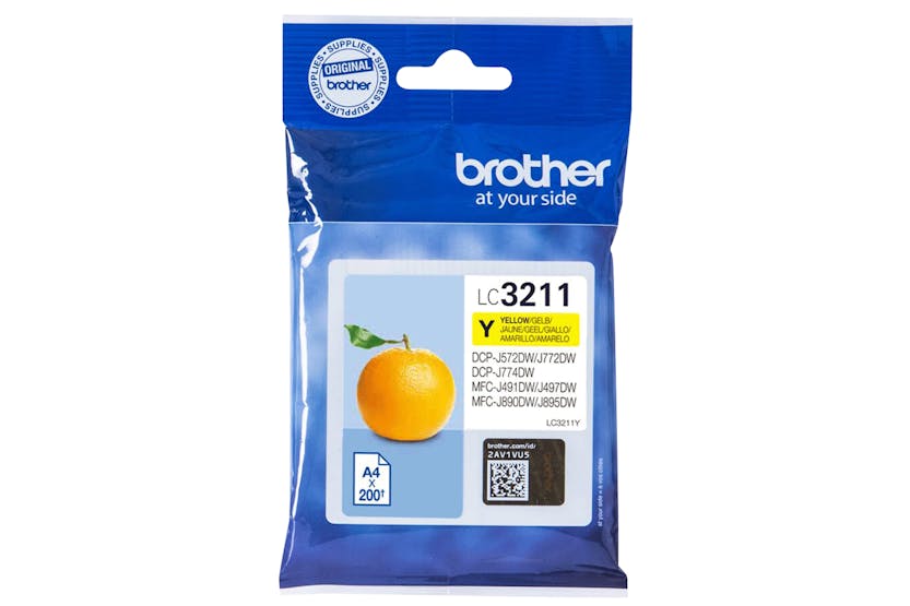 Brother LC3211Y Genuine Ink Cartridge | Yellow