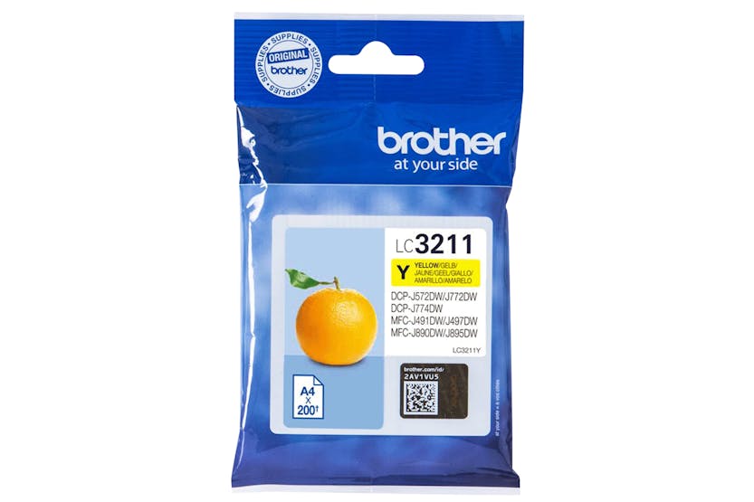 Brother LC3211Y Genuine Ink Cartridge | Yellow Brother LC3211Y Genuine Ink Cartridge | Yellow