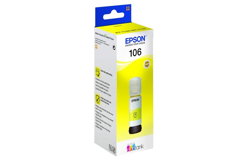 Epson 106 EcoTank Ink Bottle | Yellow Epson 106 EcoTank Ink Bottle | Yellow