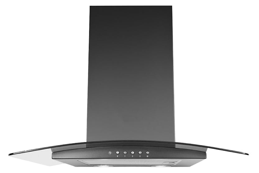 Luxair 60cm Curved Artis Cooker Hood | LA60ARTIS-CVDBL | Black Luxair 60cm Curved Artis Cooker Hood | LA60ARTIS-CVDBL | Black