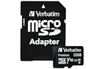 Verbatim Premium Micro SDHC Memory Card with Adapter | 32GB Verbatim Premium Micro SDHC Memory Card with Adapter | 32GB