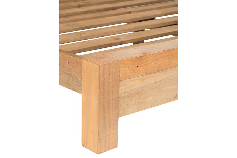 Coolmore Storage Headboard Bed Frame | Double | 4ft6 | Natural Coolmore Storage Headboard Bed Frame | Double | 4ft6 | Natural