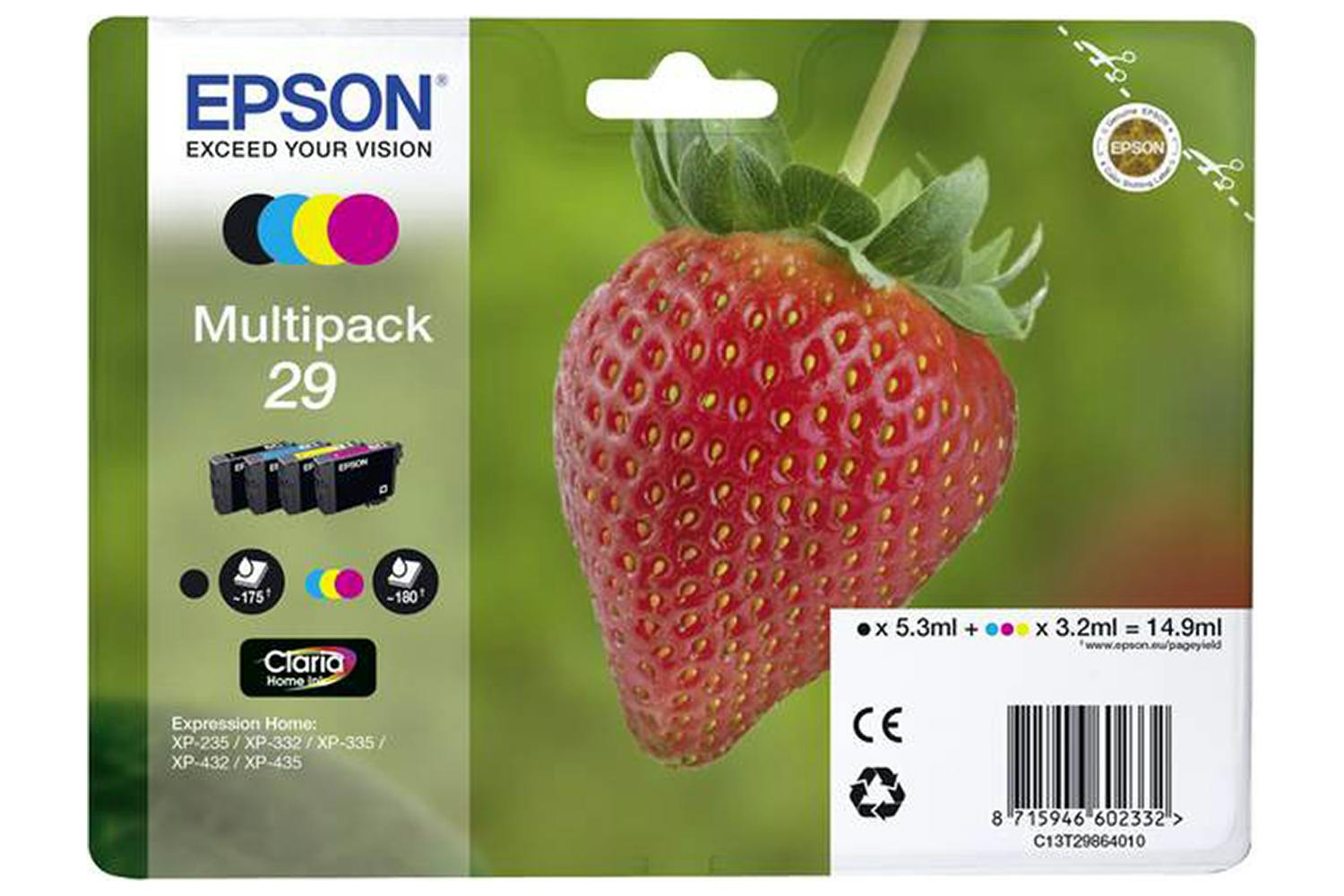 Epson C13 T29864010 Ink Cartridge | Multipack