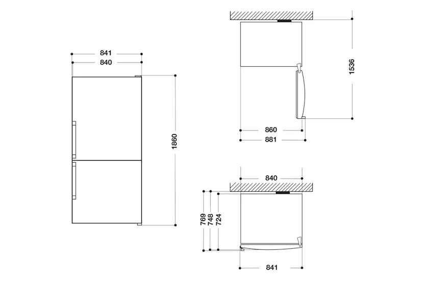 Whirlpool Freestanding Fridge Freezer | W84BE72XUK Whirlpool Freestanding Fridge Freezer | W84BE72XUK