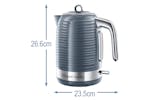 Russell Hobbs 1.7L Inspire Electric Kettle | 24363 | Grey Russell Hobbs 1.7L Inspire Electric Kettle | 24363 | Grey