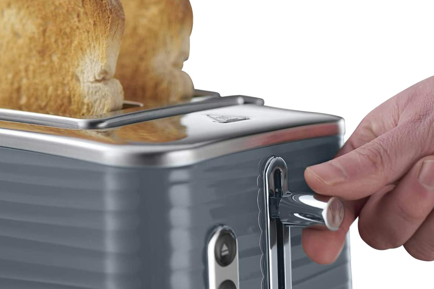Russell Hobbs Inspire 2 Slice Toaster | 24373 | Grey