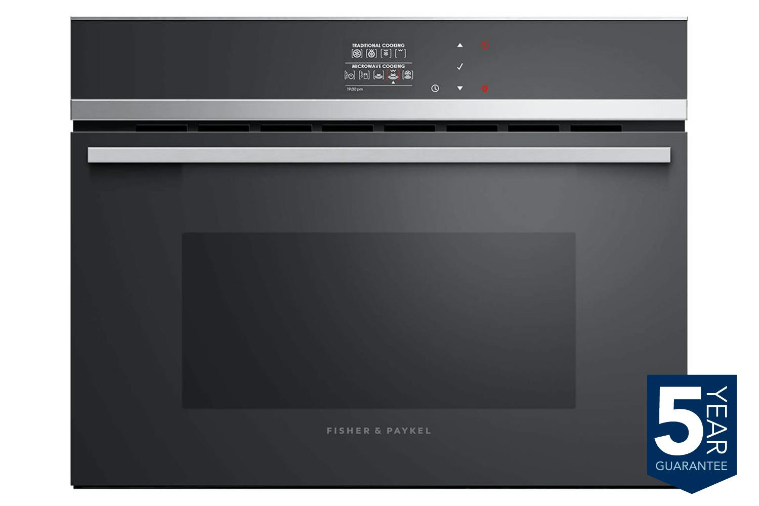 Fisher & Paykel 37L 900W Built-in Combination Microwave | OM60NDB1 | Stainless Steel