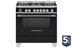 Fisher & Paykel 90cm Dual Fuel Range Cooker | OR90SCG6B1 | Black Fisher & Paykel 90cm Dual Fuel Range Cooker | OR90SCG6B1 | Black