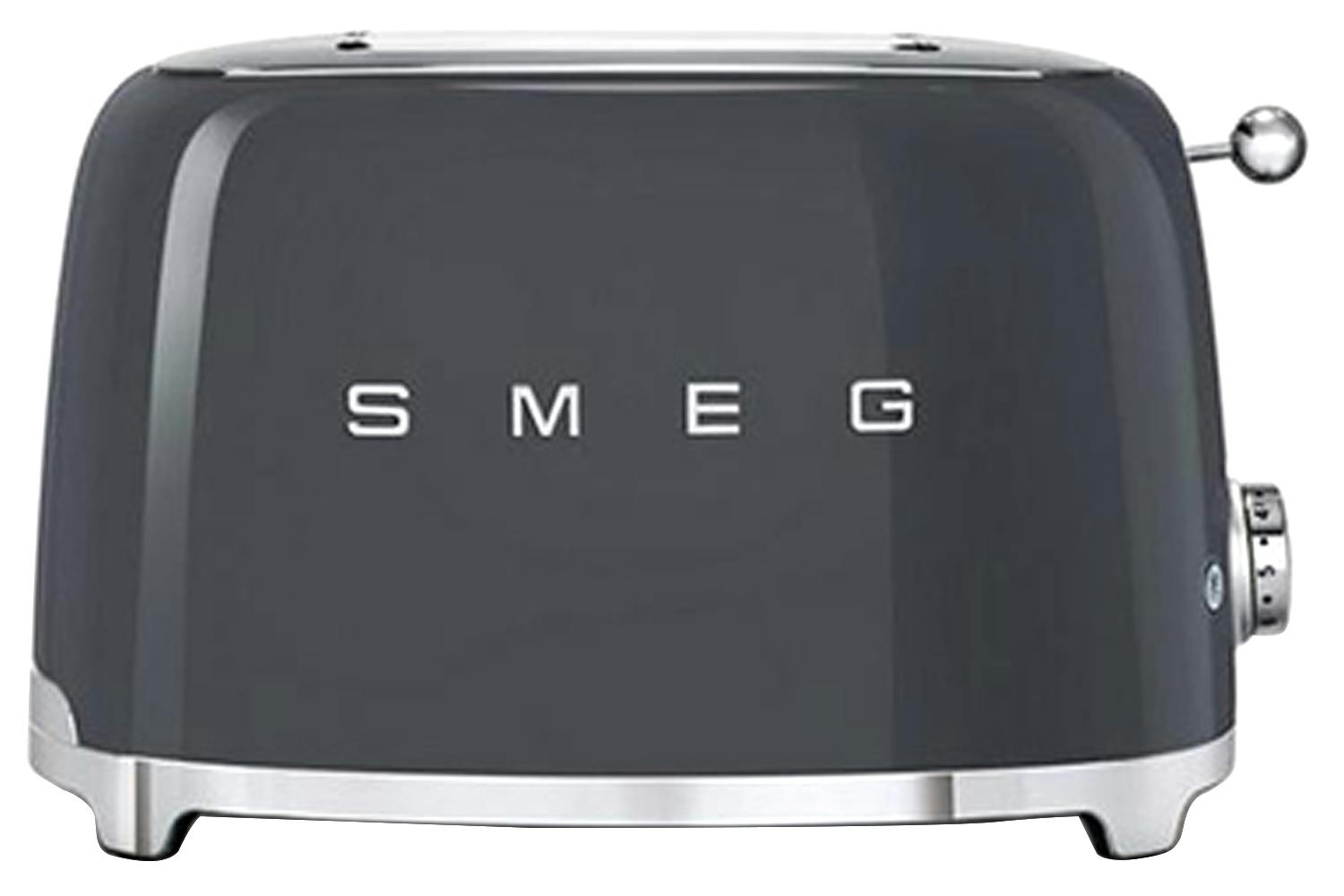 Smeg 50's Retro Style Aesthetic 2 Slice Toaster | TSF01GRUK | Slate Grey