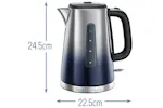 Russell Hobbs 1.7L Eclipse Kettle | 25111 | Midnight Blue Russell Hobbs 1.7L Eclipse Kettle | 25111 | Midnight Blue