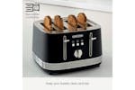 Morphy Richards Illumination 4 Slice Toaster | 248020 | Black Morphy Richards Illumination 4 Slice Toaster | 248020 | Black