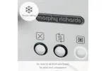 Morphy Richards Illumination 4 Slice Toaster | 248021 | White Morphy Richards Illumination 4 Slice Toaster | 248021 | White