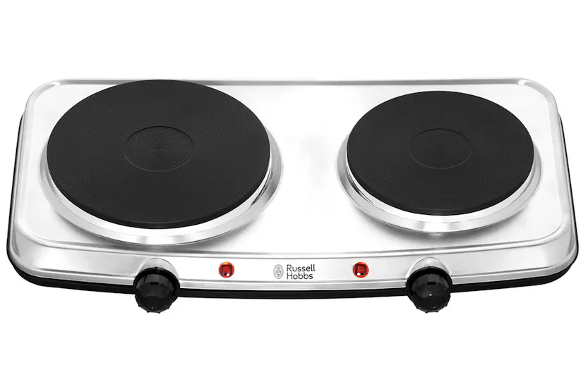 Russell Hobbs 2 Plate Mini Hob | 15199 | Stainless Steel Russell Hobbs 2 Plate Mini Hob | 15199 | Stainless Steel