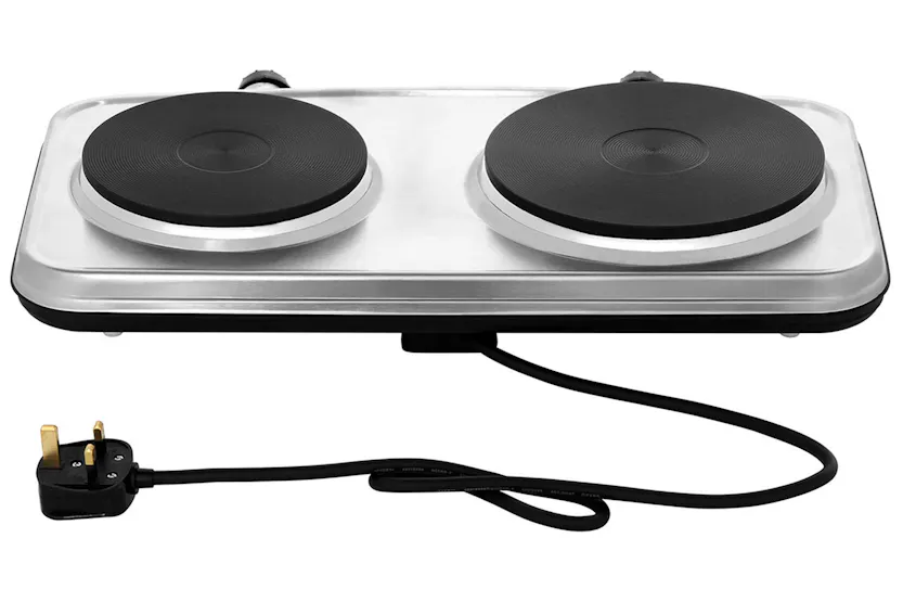 Russell Hobbs 2 Plate Mini Hob | 15199 | Stainless Steel Russell Hobbs 2 Plate Mini Hob | 15199 | Stainless Steel