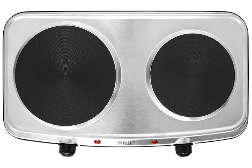 Russell Hobbs 2 Plate Mini Hob | 15199 | Stainless Steel Russell Hobbs 2 Plate Mini Hob | 15199 | Stainless Steel