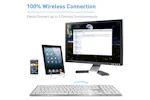 Macally Ultra Slim Bluetooth Wireless Keyboard | Brushed Stainless Steel Macally Ultra Slim Bluetooth Wireless Keyboard | Brushed Stainless Steel