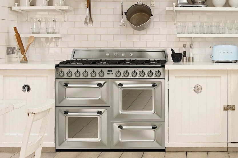 Smeg 110cm Victoria Dual Fuel Range Cooker | TR4110X-1 | Stainless Steel Smeg 110cm Victoria Dual Fuel Range Cooker | TR4110X-1 | Stainless Steel