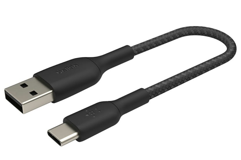 Belkin Boost Charge Braided USB-C to USB-A Cable | 1m | Black Belkin Boost Charge Braided USB-C to USB-A Cable | 1m | Black