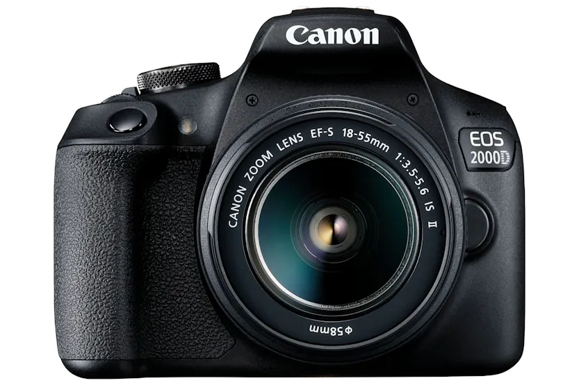 Canon EOS 2000D Camera with EF-S 18-55mm IS II Lens Shoulder Bag & SD Card | Black Canon EOS 2000D Camera with EF-S 18-55mm IS II Lens Shoulder Bag & SD Card | Black