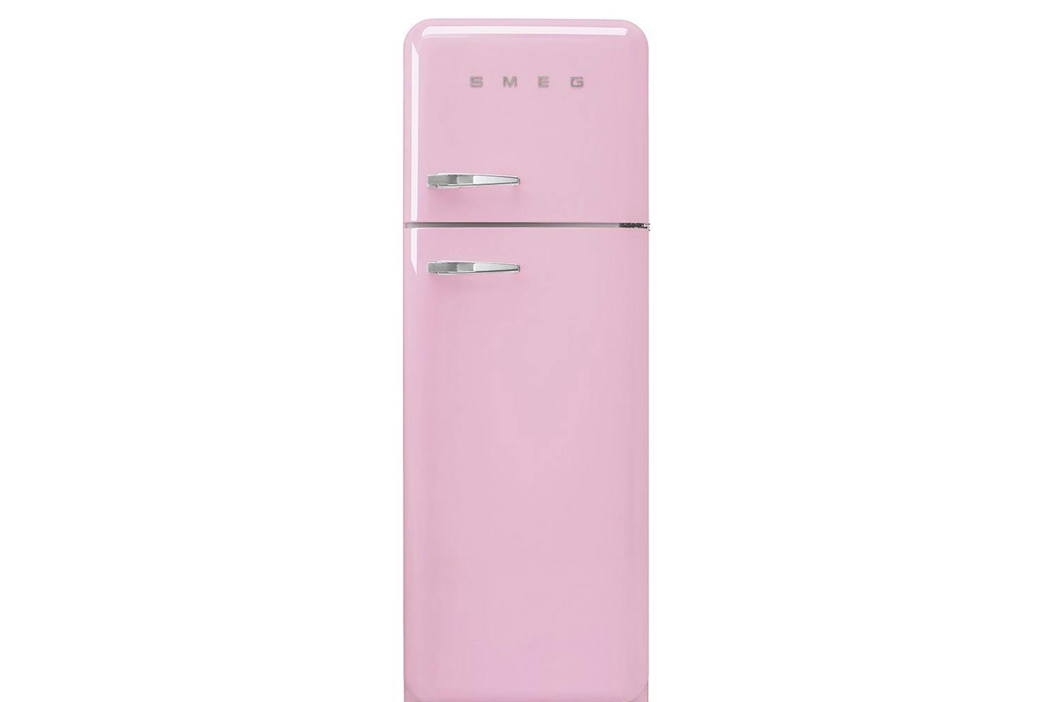 Smeg 50's Retro Style Freestanding Fridge Freezer | FAB30RPK5 | Pink