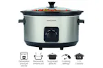 Morphy Richards 6.5L Ceramic Slow Cooker | 461013 | Brushed Stainless Steel Morphy Richards 6.5L Ceramic Slow Cooker | 461013 | Brushed Stainless Steel
