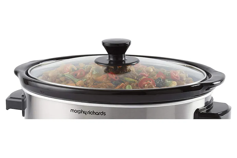 Morphy Richards 6.5L Ceramic Slow Cooker | 461013 | Brushed Stainless Steel Morphy Richards 6.5L Ceramic Slow Cooker | 461013 | Brushed Stainless Steel