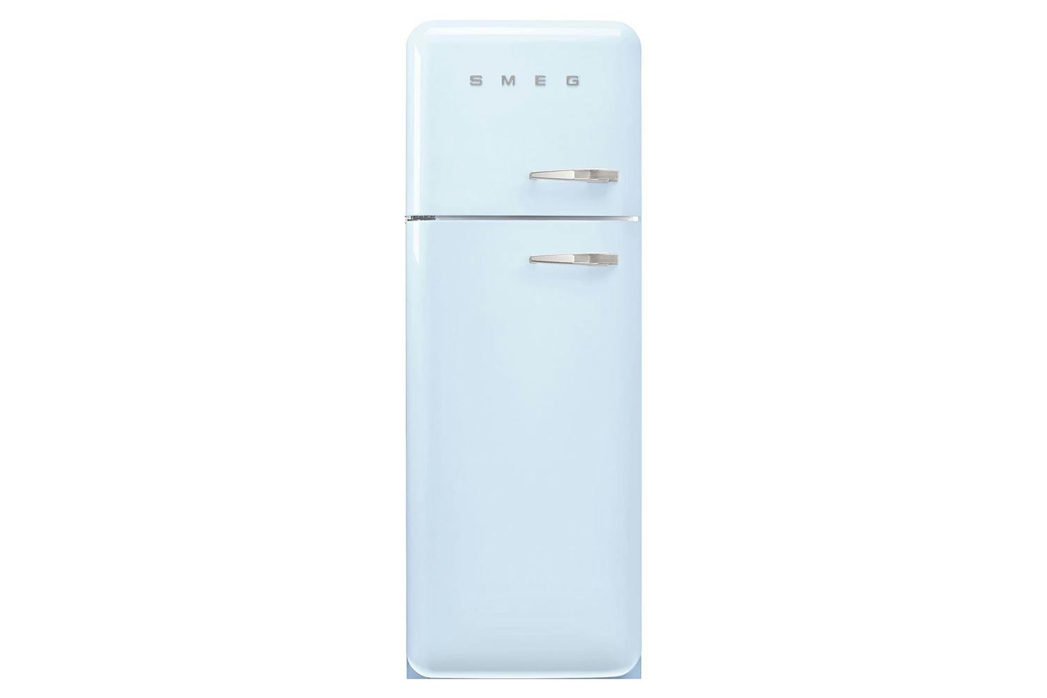 Smeg 50's Retro Style Freestanding Fridge Freezer | FAB30LPB5UK | Pastel Blue