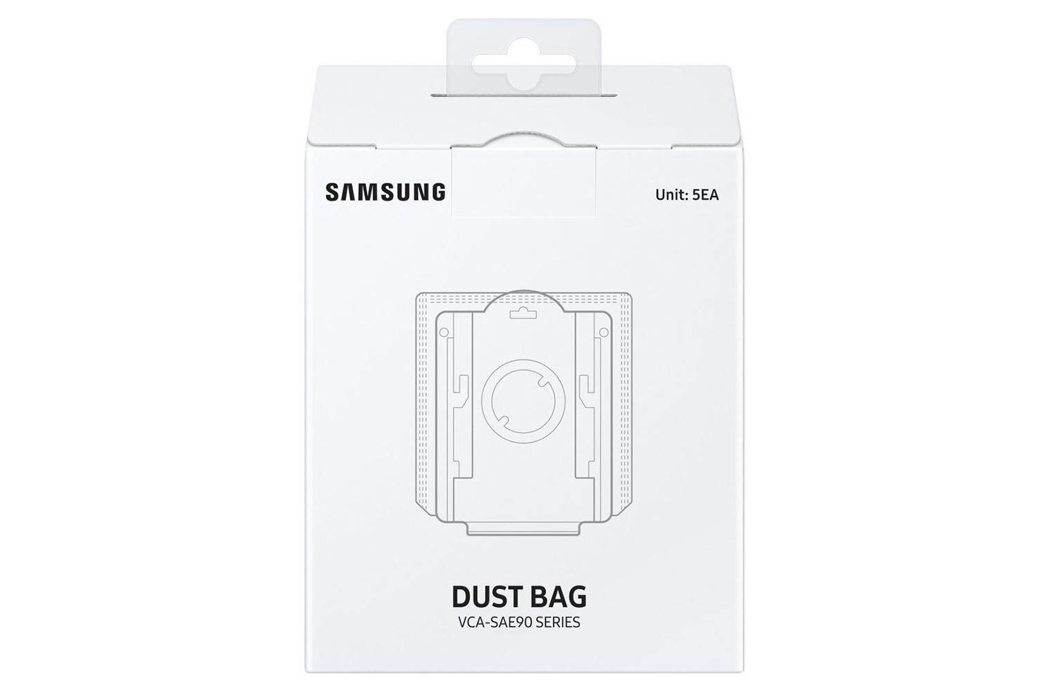 Samsung Clean Station Dust Bags 5 Pack compatible with Jet 90, Jet 75 | VCA-ADB90/EU