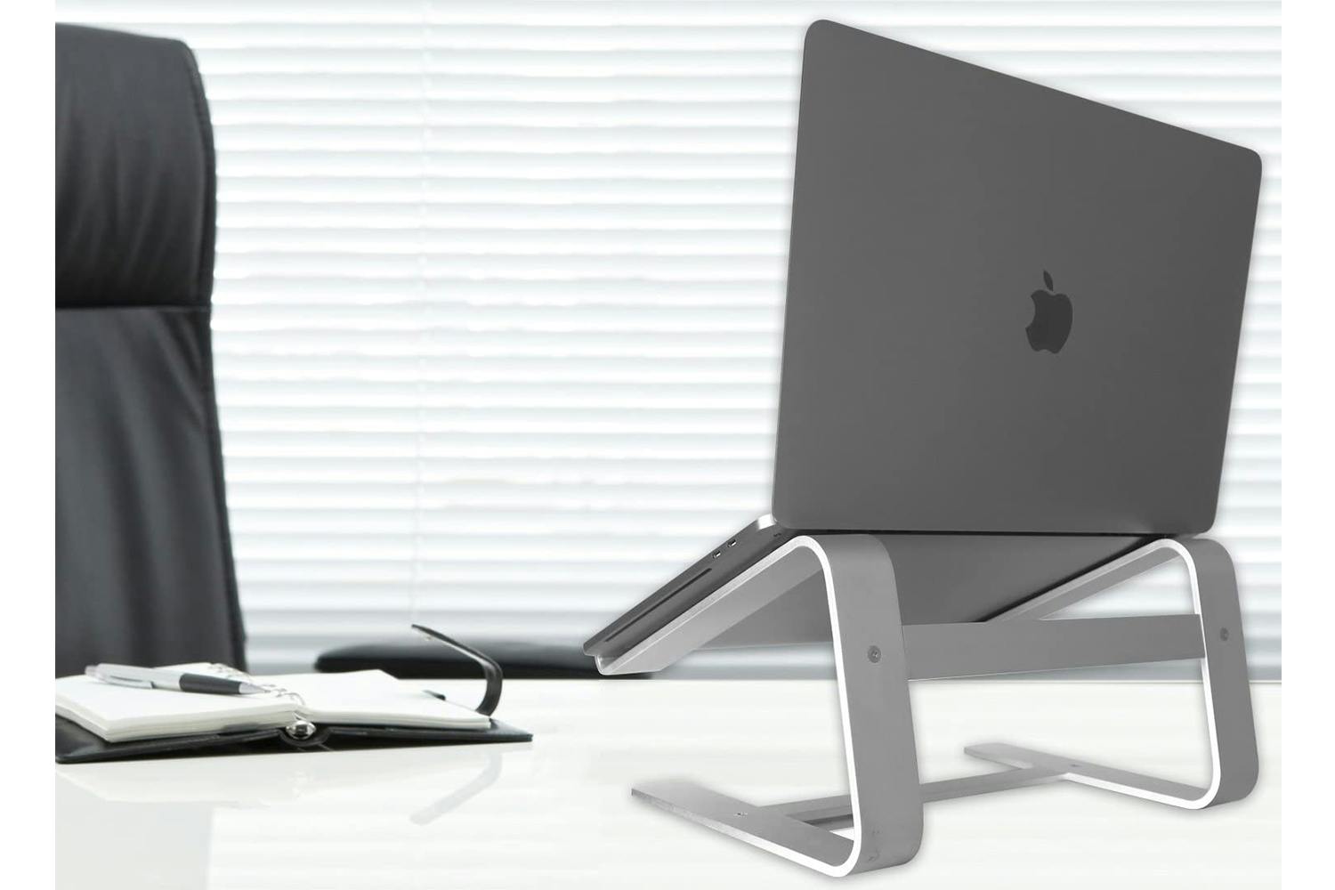 Macally Aluminum Laptop Stand | Silver
