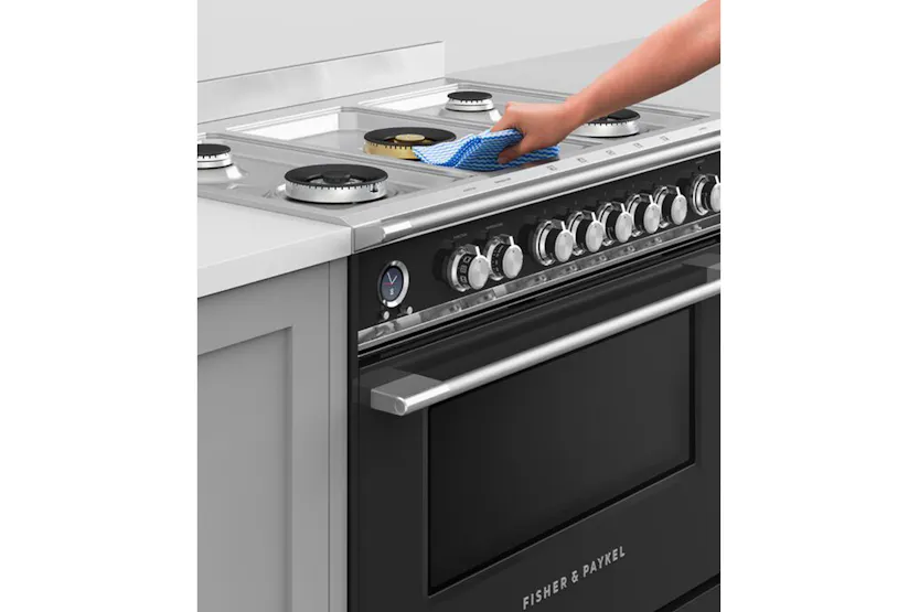 Fisher & Paykel 90cm Dual Fuel Range Cooker | OR90SCG6B1 | Black Fisher & Paykel 90cm Dual Fuel Range Cooker | OR90SCG6B1 | Black