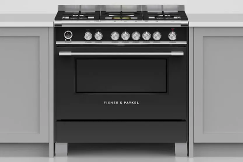 Fisher & Paykel 90cm Dual Fuel Range Cooker | OR90SCG6B1 | Black Fisher & Paykel 90cm Dual Fuel Range Cooker | OR90SCG6B1 | Black