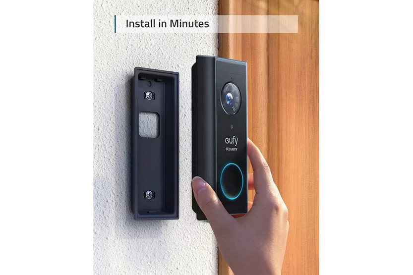 Eufy Wireless Video Doorbell with Homebase 2 | Black Eufy Wireless Video Doorbell with Homebase 2 | Black