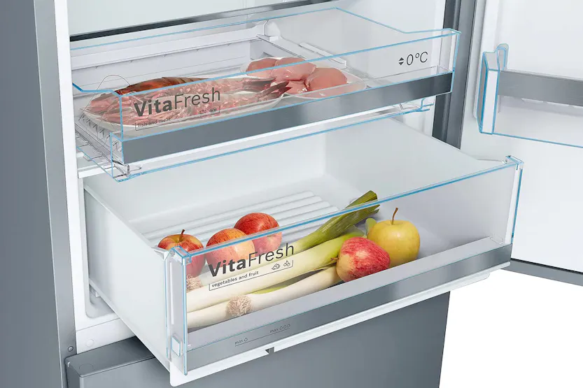 Bosch Serie 6 Freestanding Fridge Freezer | KGE49AICAG Bosch Serie 6 Freestanding Fridge Freezer | KGE49AICAG