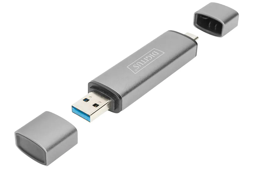 Digitus USB-C/USB 3.0 Dual Card Reader Hub Digitus USB-C/USB 3.0 Dual Card Reader Hub