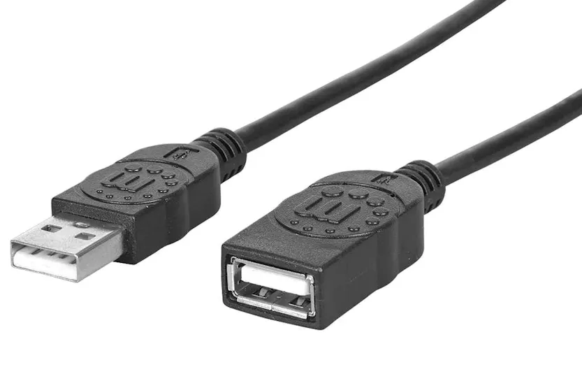 Manhattan Hi-Speed USB Extension Cable | Black Manhattan Hi-Speed USB Extension Cable | Black