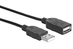 Manhattan Hi-Speed USB Extension Cable | Black Manhattan Hi-Speed USB Extension Cable | Black