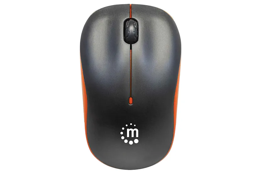 Manhattan Wireless Optical Mouse | Orange/Black Manhattan Wireless Optical Mouse | Orange/Black