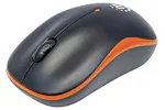 Manhattan Wireless Optical Mouse | Orange/Black Manhattan Wireless Optical Mouse | Orange/Black