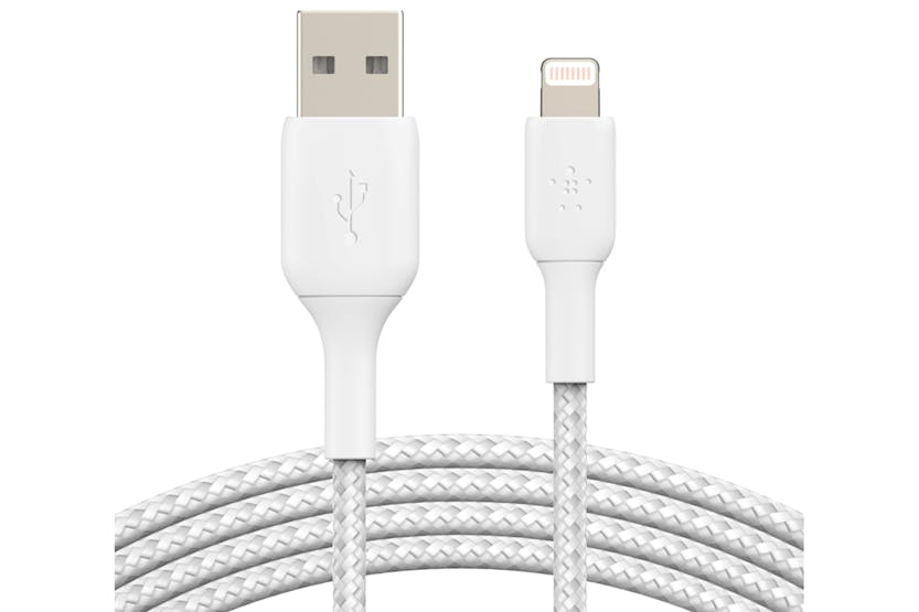 Belkin Boost Charge Braided Lightning to USB-A Cable | 2m Belkin Boost Charge Braided Lightning to USB-A Cable | 2m