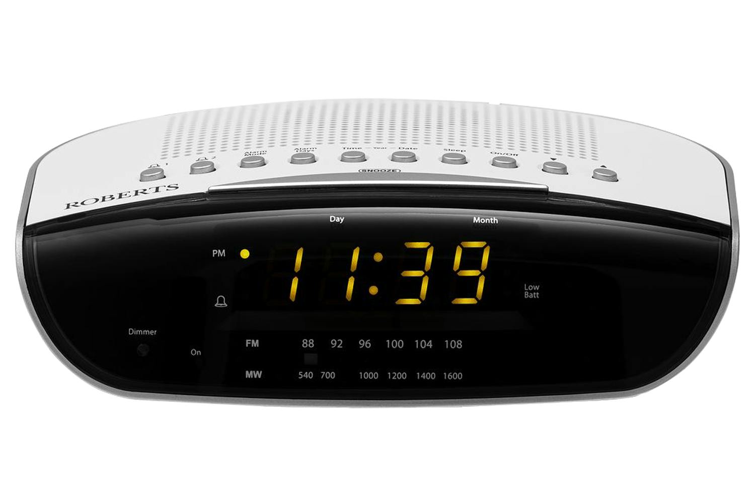 Roberts Chronologic VI Clock Radio | White