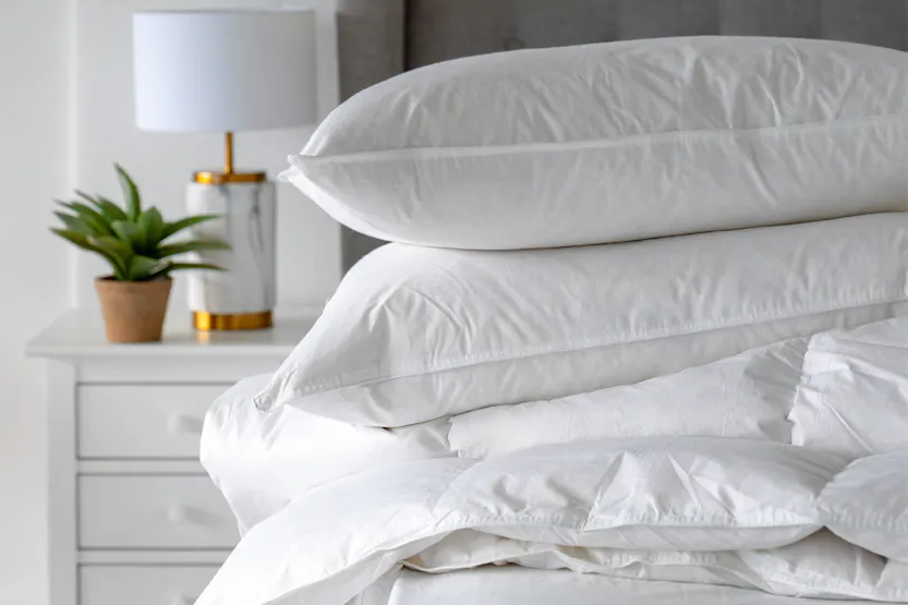 The Linen Room | Goose Feather & Down Pillow | Twin Pack The Linen Room | Goose Feather & Down Pillow | Twin Pack