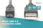 Digitus Premium USB 2.0 Connection USB-A to Micro-B Cable | 1.8m Digitus Premium USB 2.0 Connection USB-A to Micro-B Cable | 1.8m