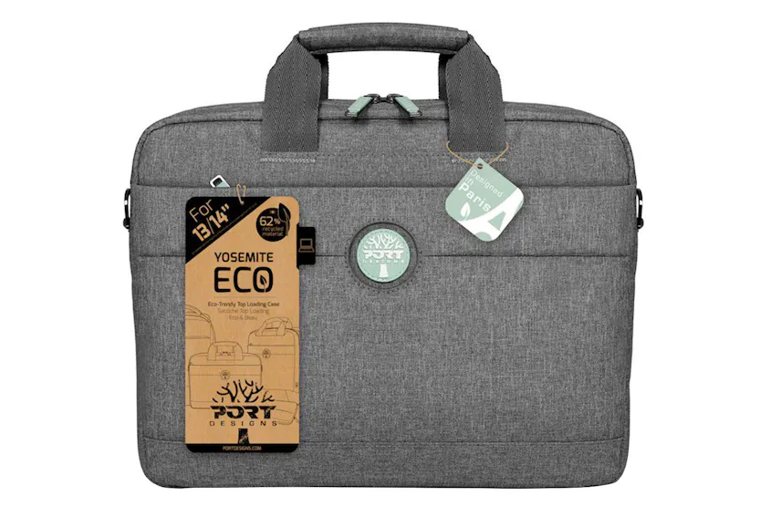 Port Yosemite 15.6" Eco-Trendy Laptop Bag | Grey Port Yosemite 15.6" Eco-Trendy Laptop Bag | Grey